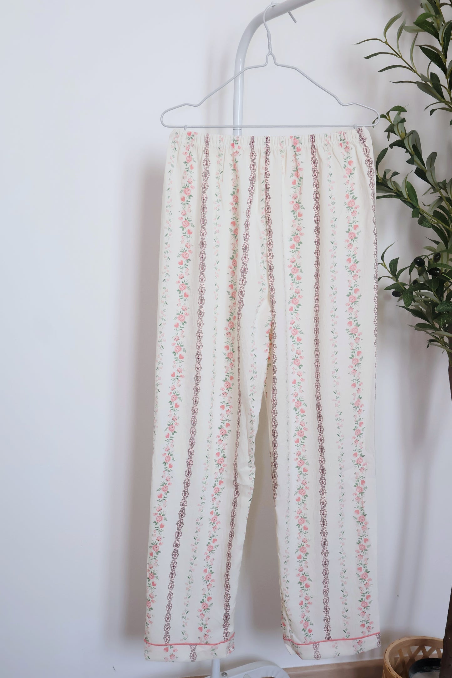 Rosy Stripes PJ Set- 3 Pcs