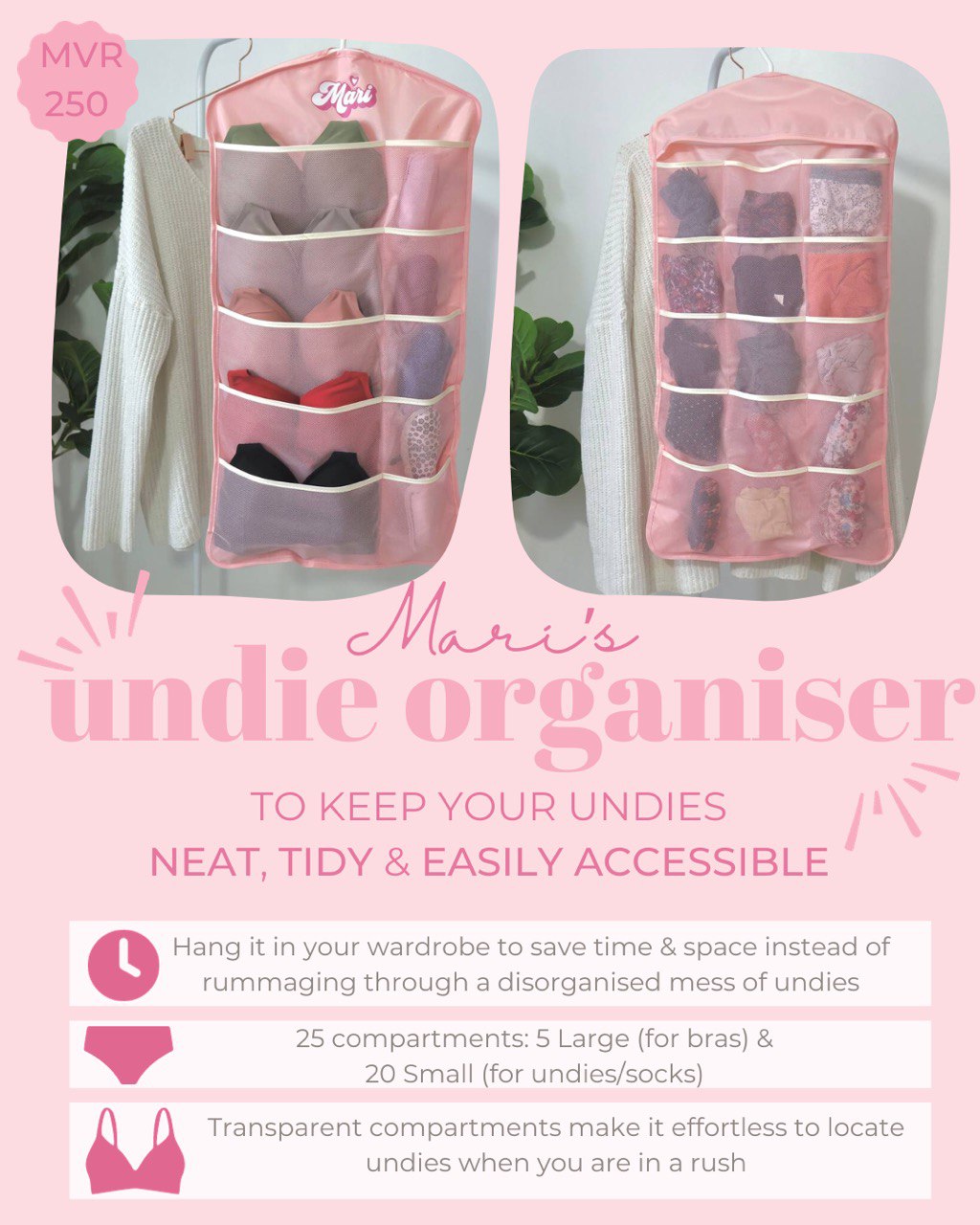 Undie Organiser