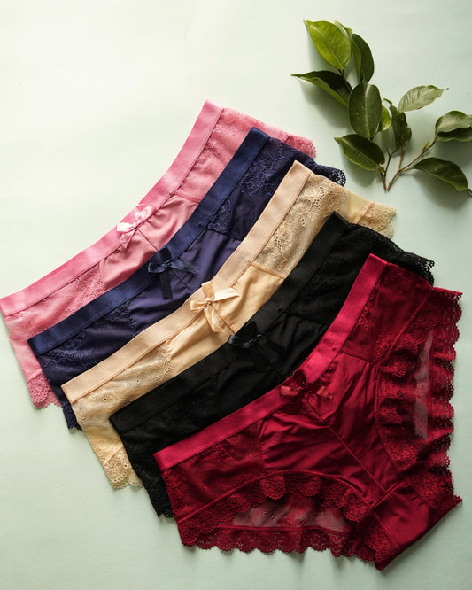 Lacey Love Panties- Pack of 5