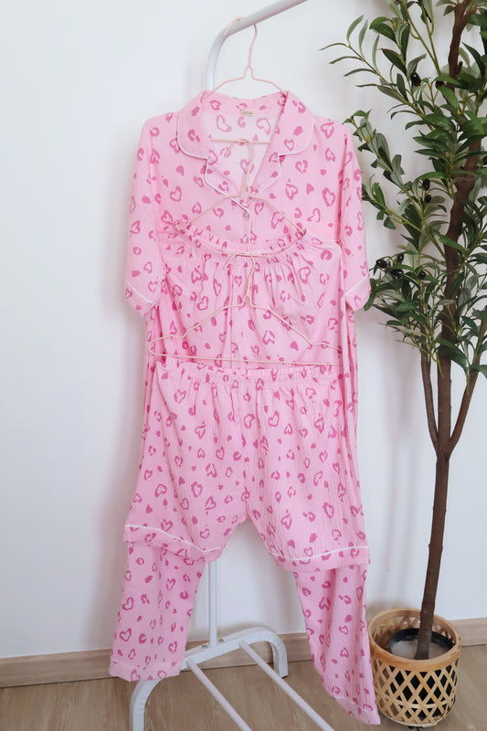 Candy Swirls PJ Set- 3 Pcs