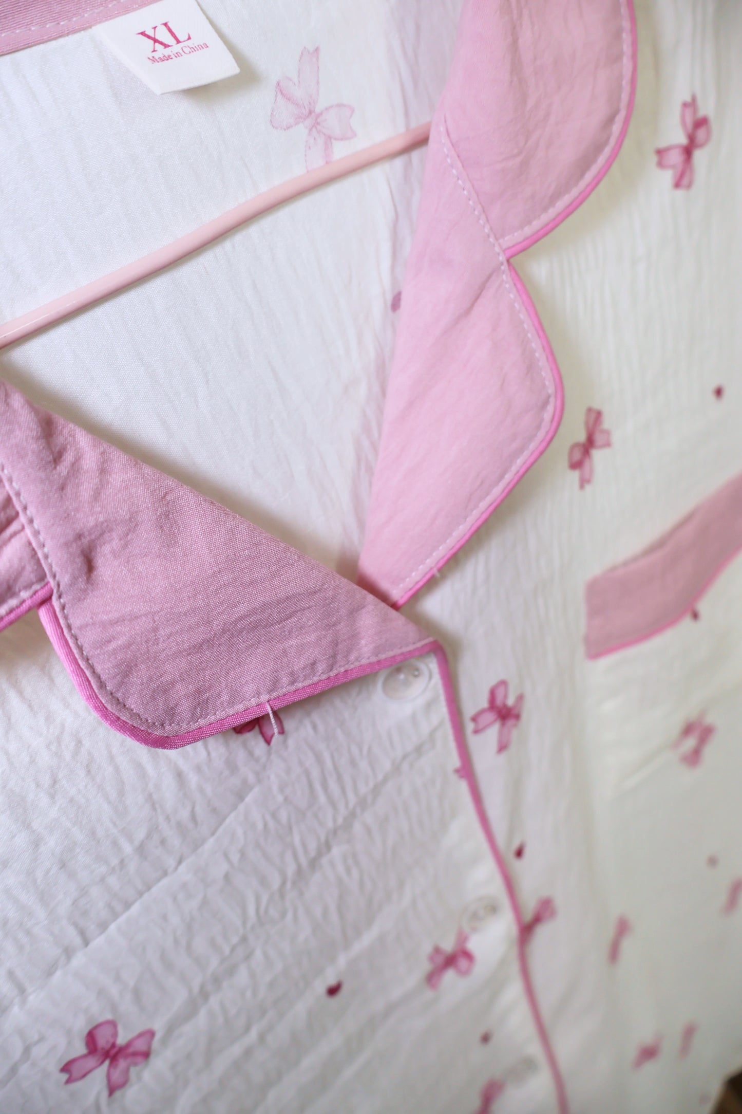 Bow Dreams PJ Set - Cotton - 3 Pcs