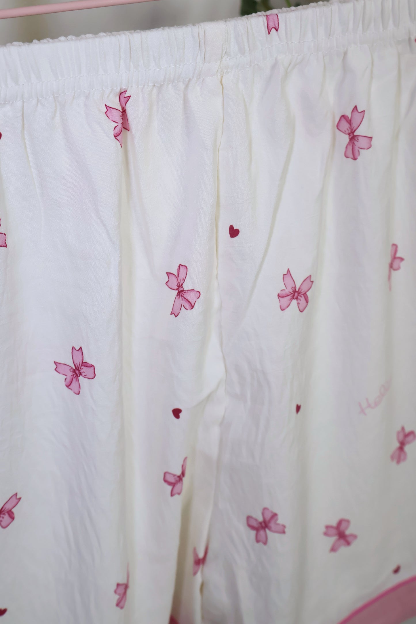 Bow Dreams PJ Set - Cotton - 3 Pcs
