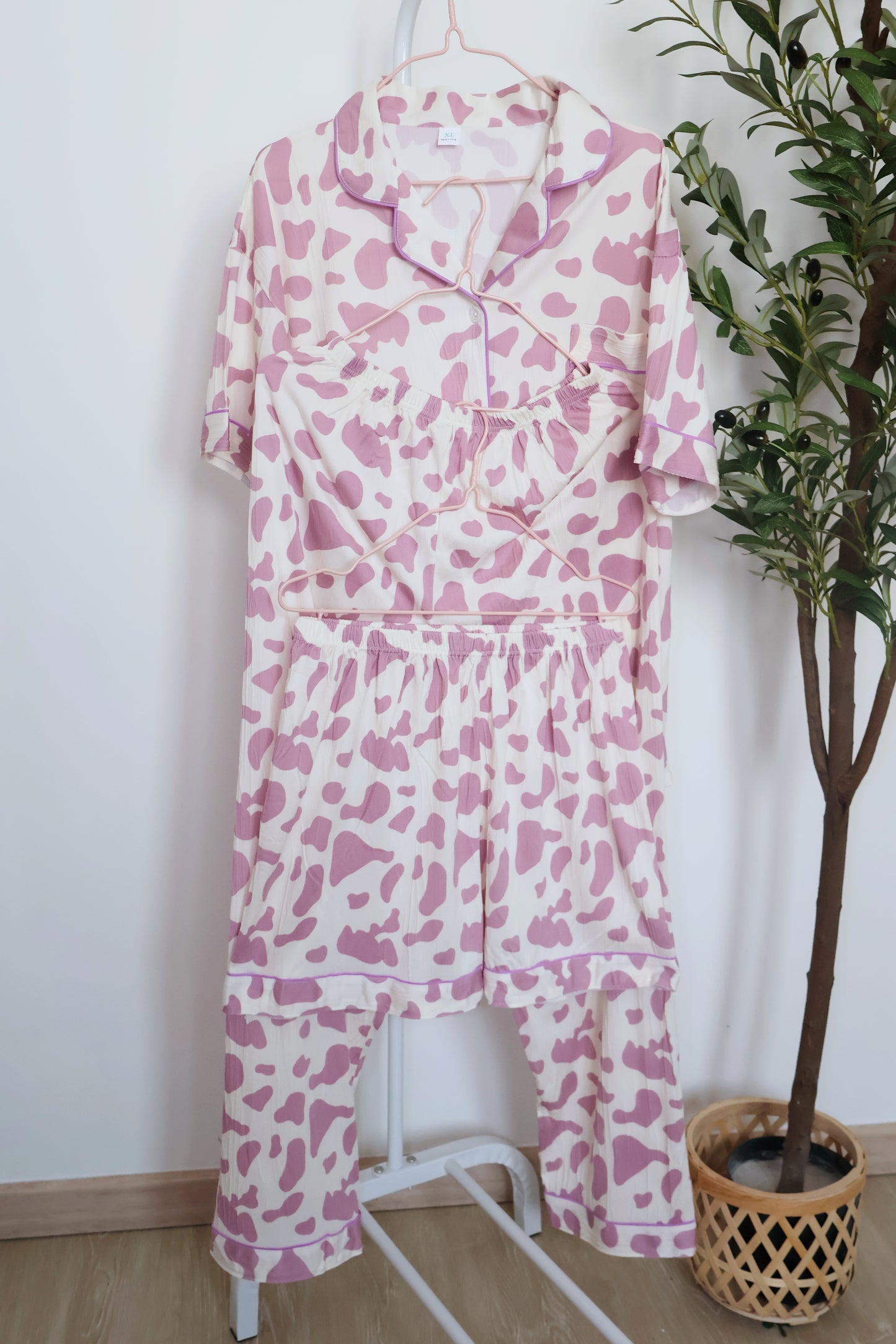 Lilac Milk PJ Set- 3 Pcs