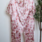 Sweetheart Pink PJ Set- Short Sleeve+Long Pants