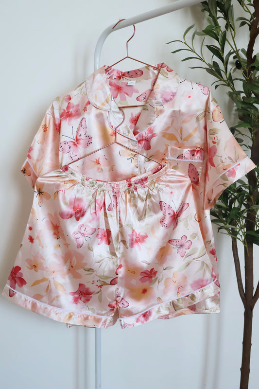 Garden Glow PJ Set (Short Sleeve+ Shorts)