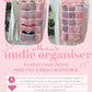 Undie Organiser