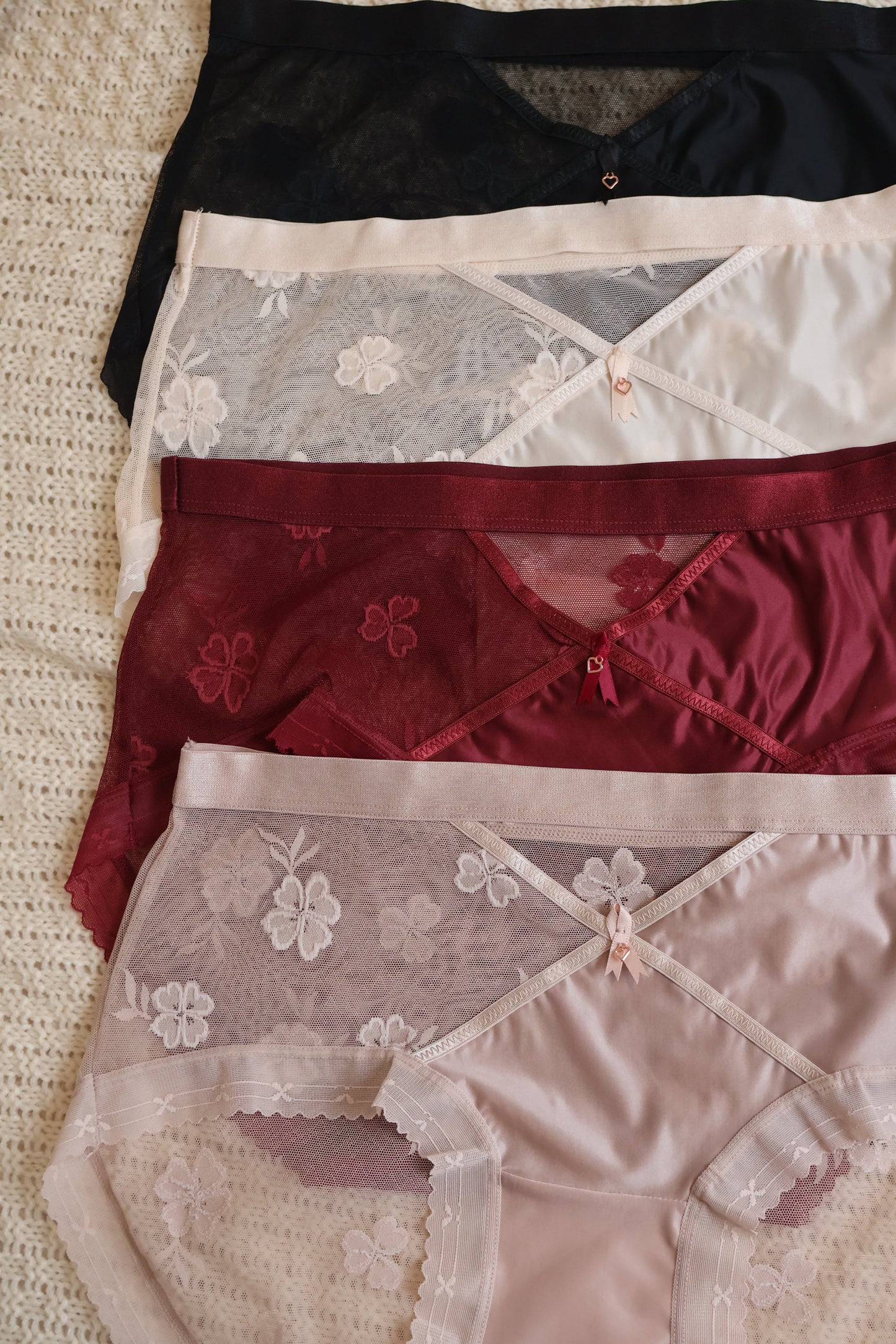 Lucky Lace Panties (Set of 4)