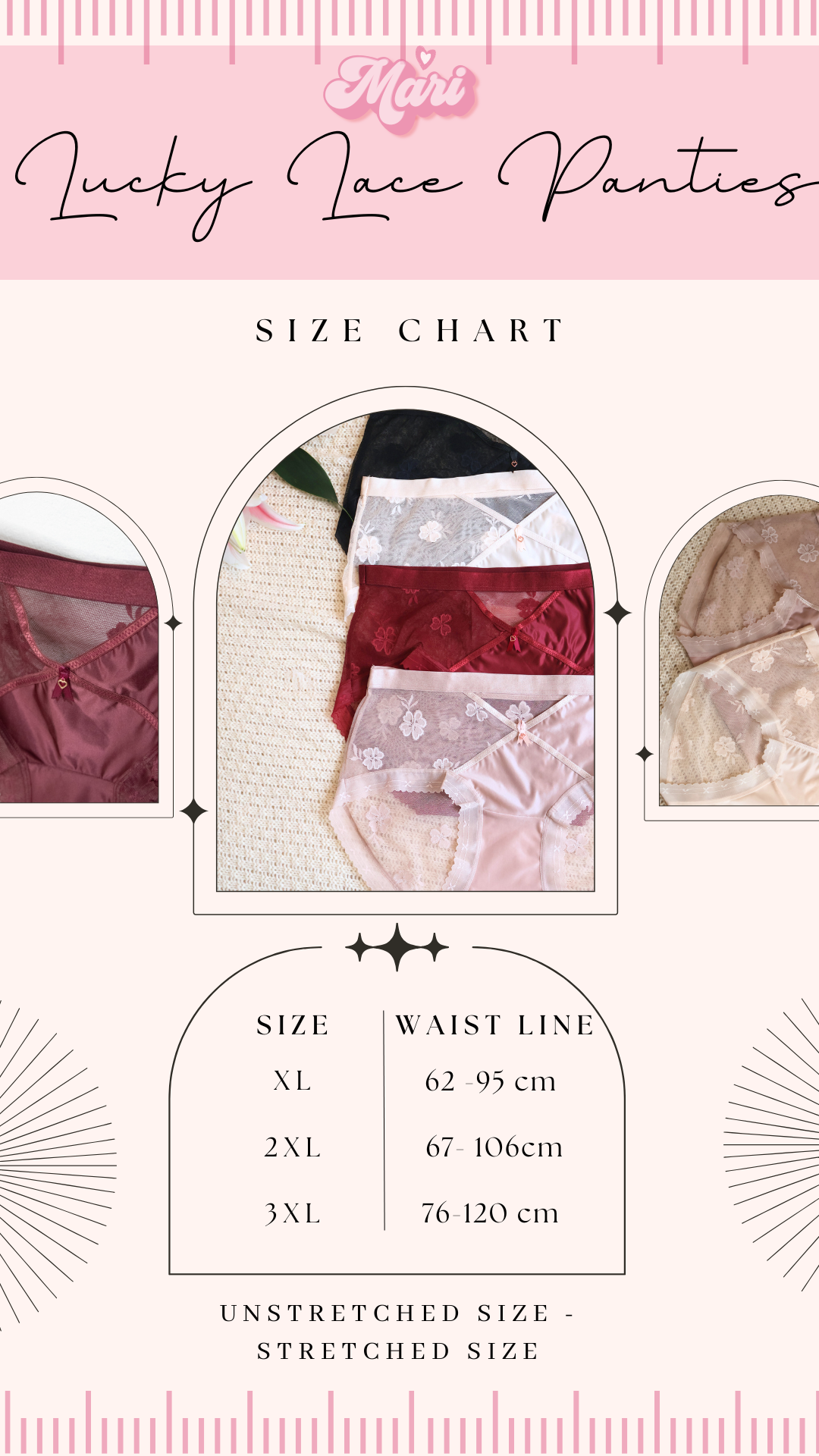 Lucky Lace Panties (Set of 4)