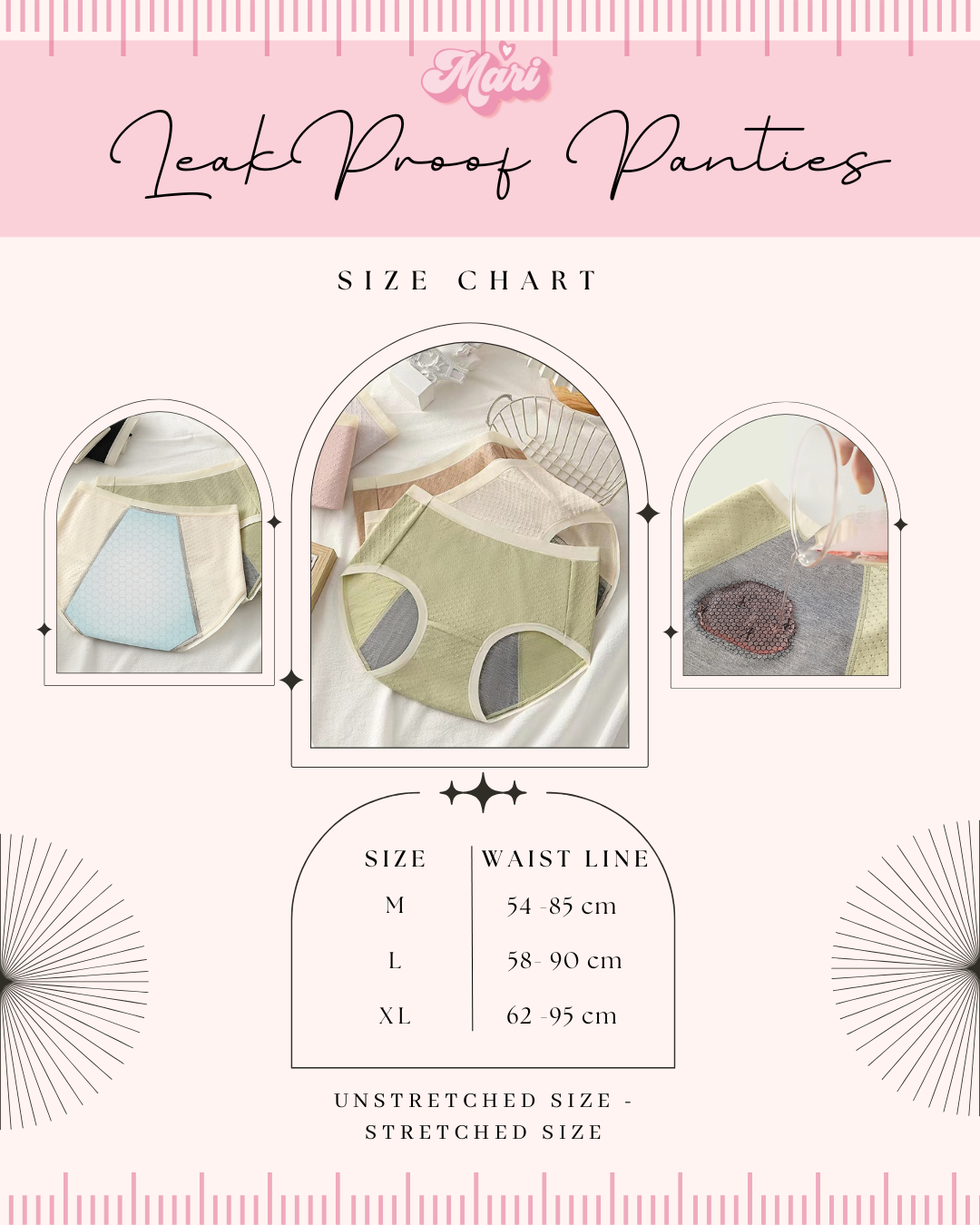 LEAKPROOF PANTIES (SET OF 5)